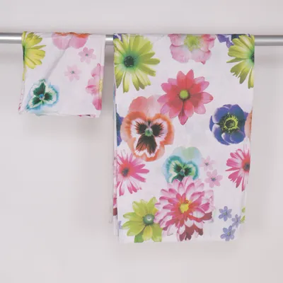 Bäddset (Vit, Flerfärgad)