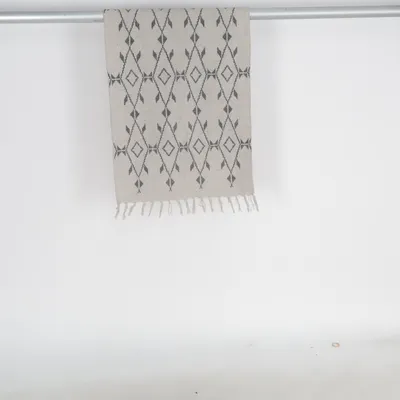 Vävd matta (Beige, Grå)