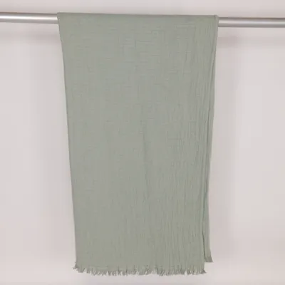 Filt (Grön) från H&M Home Bomull, Polyester