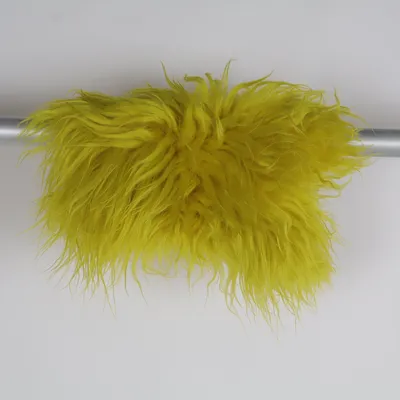 Tapis à poils longs (Jaune)