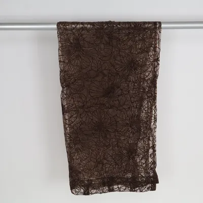 Rideau passe tringle (Marron) de Hemtex Polyamide, Polyester