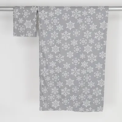 Bed set (Gray, White) from Rusta Home Polyester