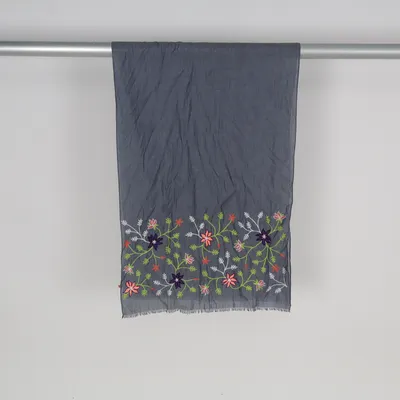 Table runner (Gray, Multicolored) from White Stuff Cotton