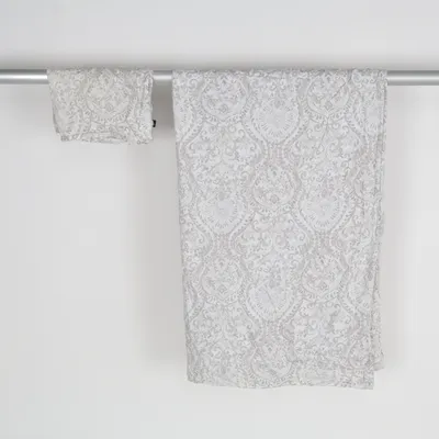 Parure de lit (Blanc, Gris) de Høie of Scandinavia Coton
