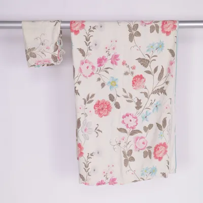 Bed set (Beige, Multicolored)