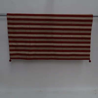 Bedspread (Red, Beige) from Linum Cotton