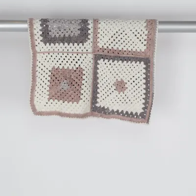 Babyfilt (Grå, Vit, Beige)