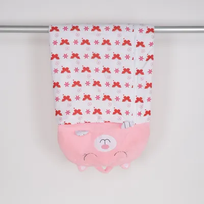 Sovsäck (Rosa, Vit, Röd)