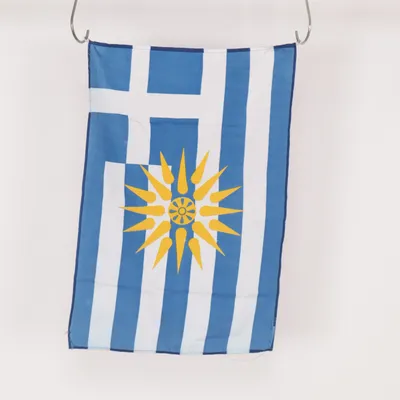 Flagga (Blå, Vit, Gul)