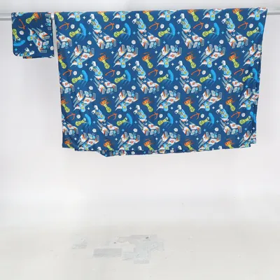 Bed set (Blue, Multicolored) from Character World Polyester
