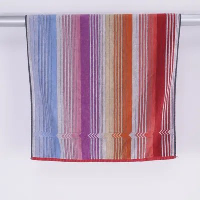 Badehåndklæde (Rød, Flerfarvet) fra Missoni Home Bomuld