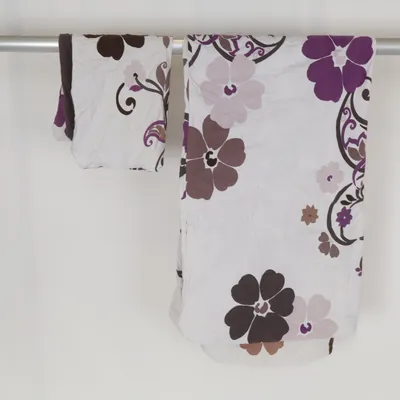 Bed set (White, Purple) from Early 20 Cotton