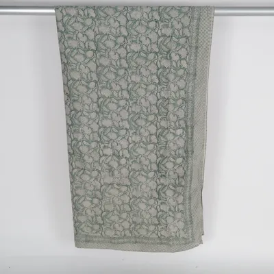 Tafelkleed (Groen, Beige) van Chamois Linnen