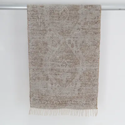 Tapis tissé (Beige, Blanc) de H&M Home Coton, Polyester, Laine
