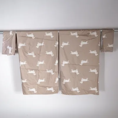Dekbedset (Bruin, Wit) van Elegante Katoen
