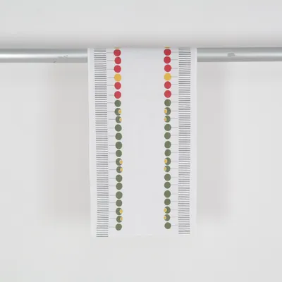 Table runner (White, Multicolored) from Almedahls Cotton, Linen