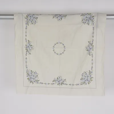 Bordsduk (Vit, Blå, Grön)