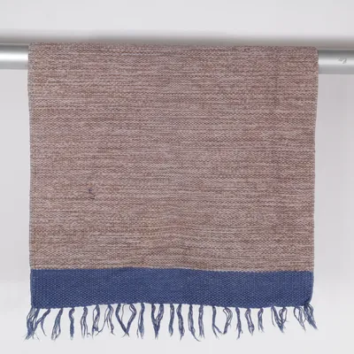 Röllakanmatta (Brun, Blå) från Ferm Living Bomull