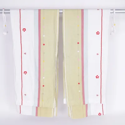 Lusgordijn (Wit, Groen, Meerkleurig) van IKEA Katoen, Polyester