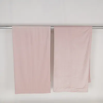 Gordijn aan roede (Roze) Polyester