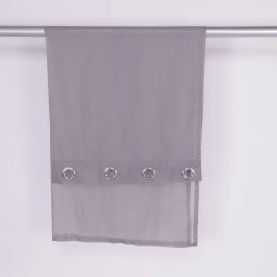 Öljettgardin (Grå) från My Home Polyester