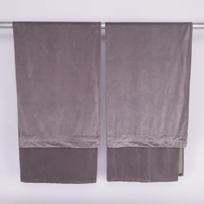 Zonverduisterende gordijnen (Grijs) van Rusta Polyester