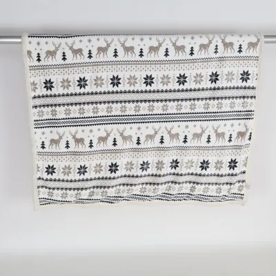 Deken (Wit, Grijs, Zwart) van Home Polyester