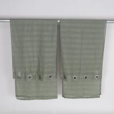 Öljettgardin (Grön) från Rusta Home Polyester