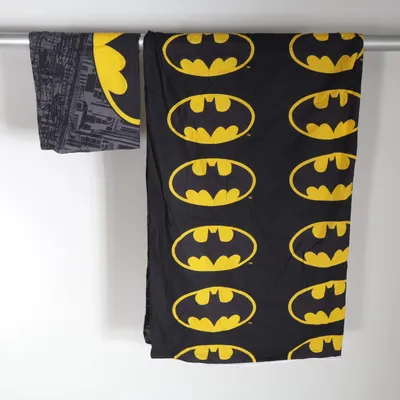 Sengesæt (Sort, Gul) fra Batman Bomuld