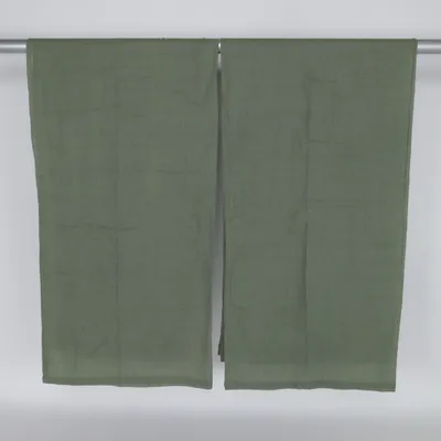 Rideau passe tringle (Vert) de Jotex Coton, Polyester
