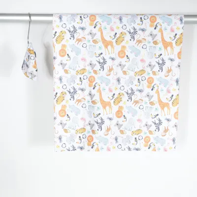 Badetuch (Weiß, Mehrfarbig) von Morgenstern Baumwolle, Polyester, Viskose