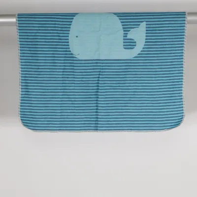 Couverture de bébé (Bleu, Multicolore) de David Fussenegger Coton, Élasthane