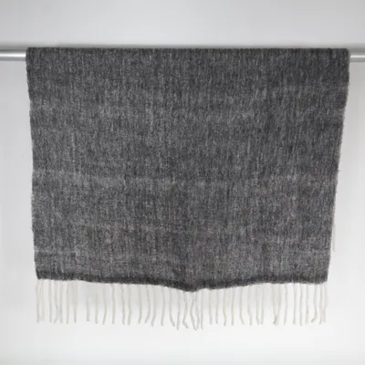 Plaid (Gris, Blanc) de Mogihome Acrylique, Nylon, Laine