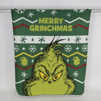 Couverture (Vert, Blanc, Multicolore) de The Grinch Polyester