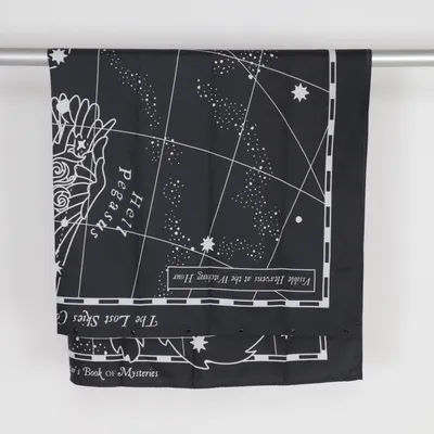 Shower curtain (Black) from Killstar Polyester