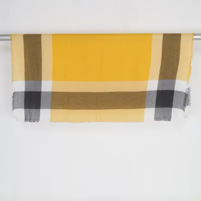 Plaid (Geel, Zwart, Grijs)