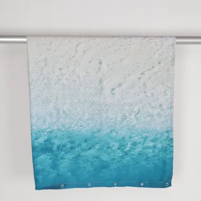 Douchegordijn (Blauw)