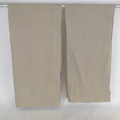 Rod pocket curtain (Beige) from Granit Cotton, Linen