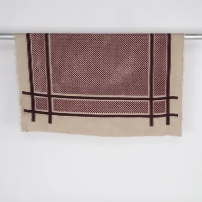 Pläd (Beige, Lila) från Zara Accessories