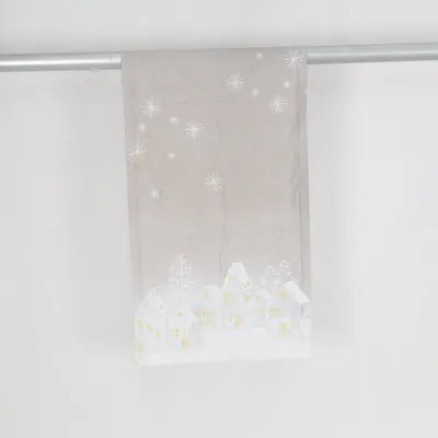 Chemin de table (Gris, Blanc, Multicolore) de Proflax Coton