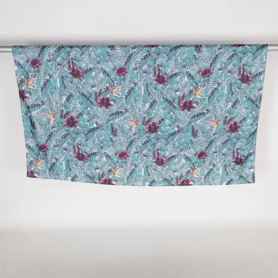 Douchegordijn (Groen, Lila, Meerkleurig) van Eight Mood Polyester