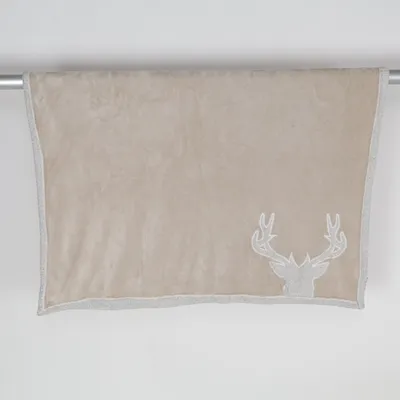 Blanket (Beige) from Jysk Polyester