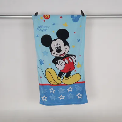 Bath towel (Blue, Multicolored) from Disney Mickey Mouse