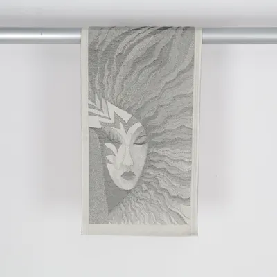 Chemin de table (Gris, Blanc) de Ekelund Coton