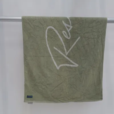 Badhanddoek (Groen) van Vinga Katoen
