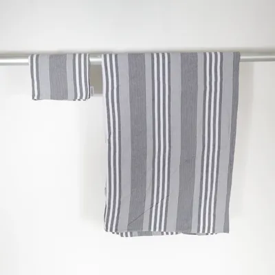 Parure de lit (Gris, Blanc) de Classic Textile of Sweden Coton