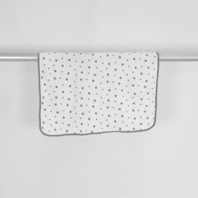 Baby deken (Wit, Grijs) van Carlo Baby Polyester