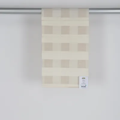 Löpare (Beige, Vit) från Ekelund Linne, Ekologisk bomull