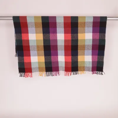 Plaid (Wit, Meerkleurig)