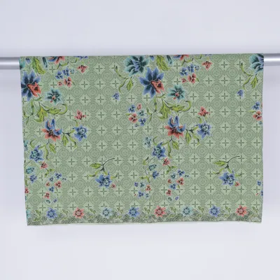 Textil (Grön, Flerfärgad) Bomull